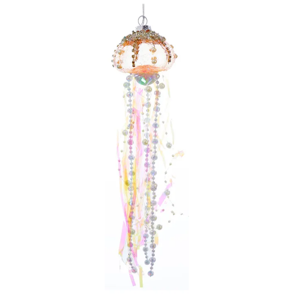 Jellyfish Glass Ornaments, 2 Assorted, each sold seperately