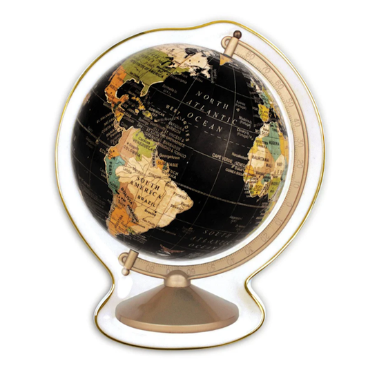 Vintage Globe Shaped Porcelain Tray