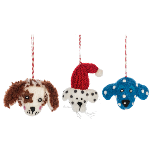 Handcrafted Dog Ornament-Assorted Styles, each sold separately