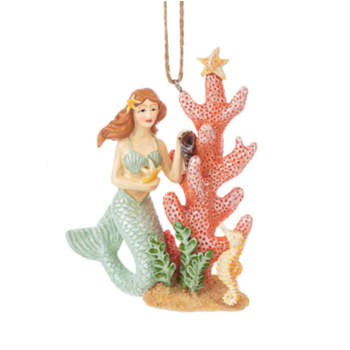 Holiday Mermaid Ornament-Assorted Styles, sold seperately