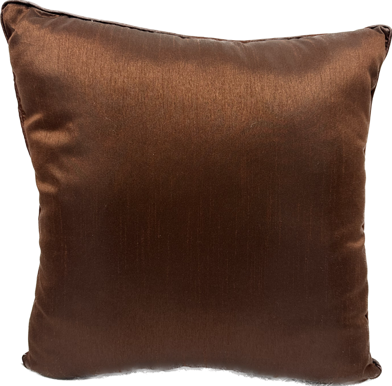 Burgundy & Gold Christmas Tree Throw Pillow