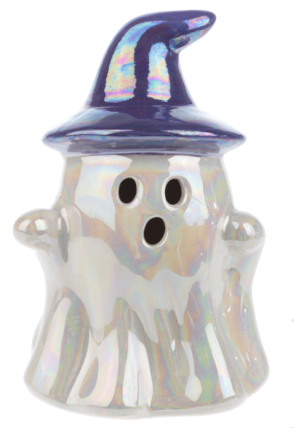 Iridescent Light Up Ghost Figurine-Assorted, each sold separately