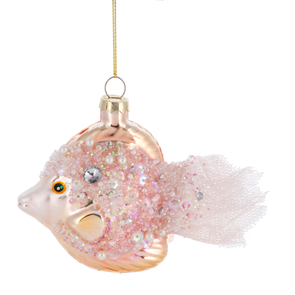 Jeweled Fish Ornament-Assorted Styles, sold separately