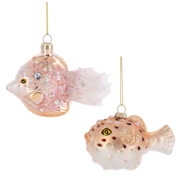Jeweled Fish Ornament-Assorted Styles, sold separately