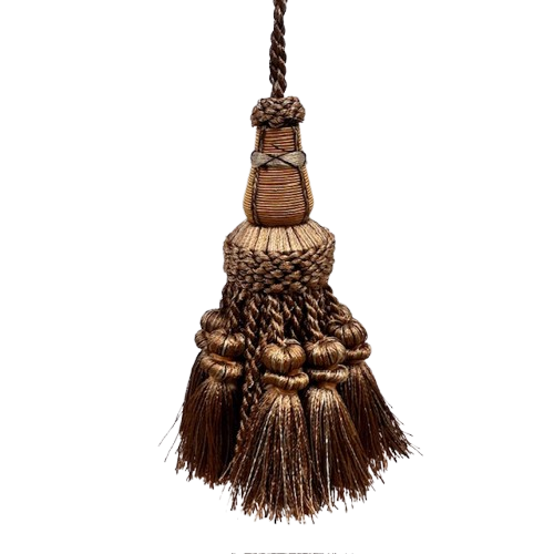 Jhalar 6" Key Tassel, Earthtone Mix