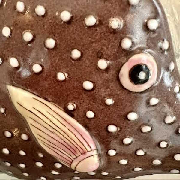 Fabienne Jouvin Hand Painted Tropical Fish Porcelain Figurines-Assorted Styles, sold separately