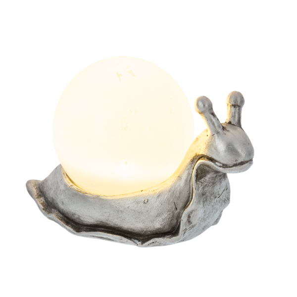 Light-Up Snail Figurine-Assorted, each sold seperately