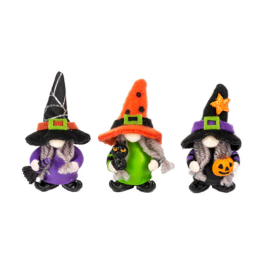 Little Witch Gnome Charm with Insert Card, Assorted Styles, each sold separately