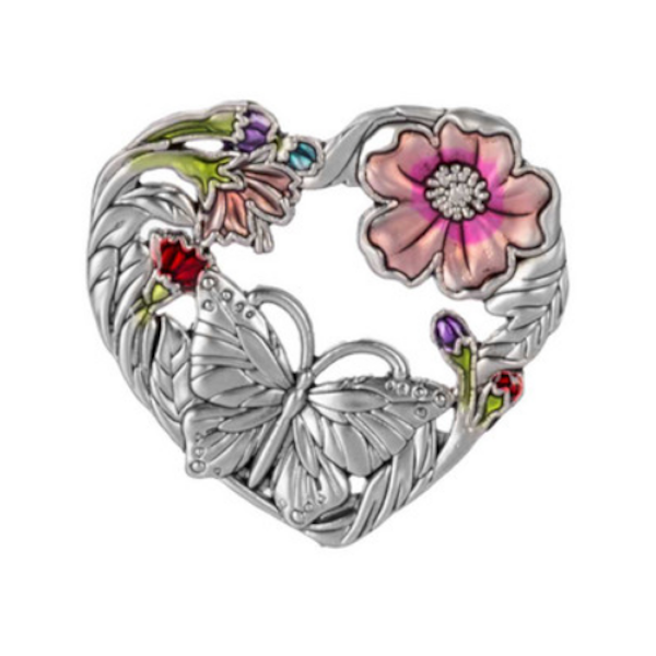 Love Blooms Heart Charm with Card, Assorted Styles-sold seperately
