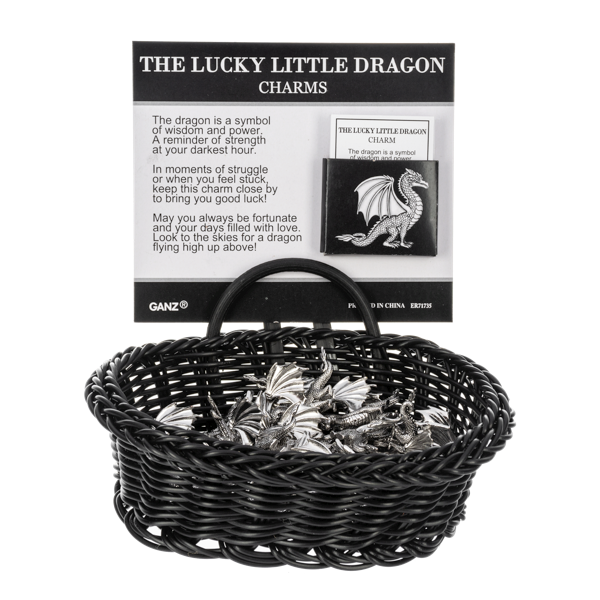 Lucky Little Dragon Charm, with Insert Card