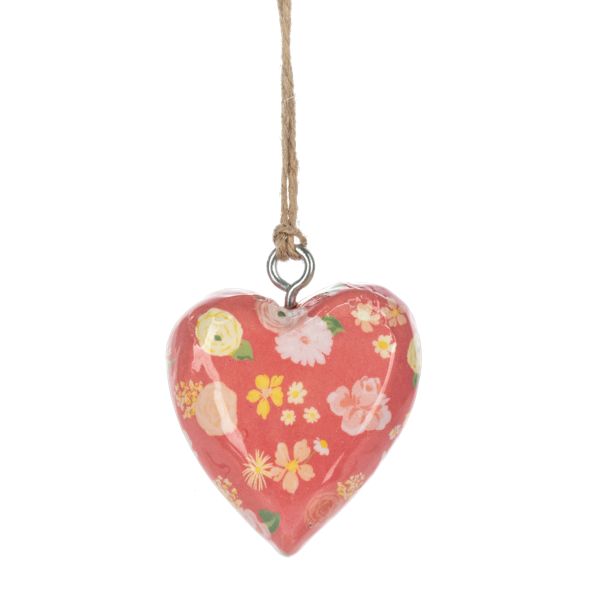 Mini Heart Ornament-Assorted, each sold seperately
