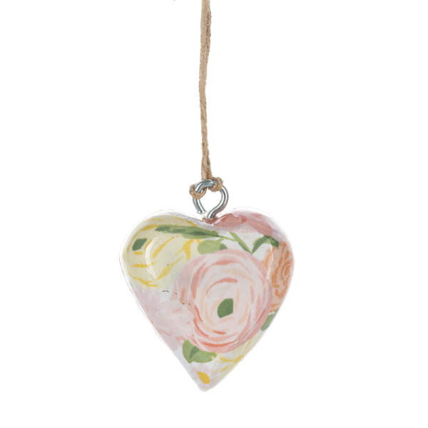 Mini Heart Ornament-Assorted, each sold seperately