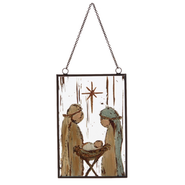 Glass Nativity Ornament, each sold separately