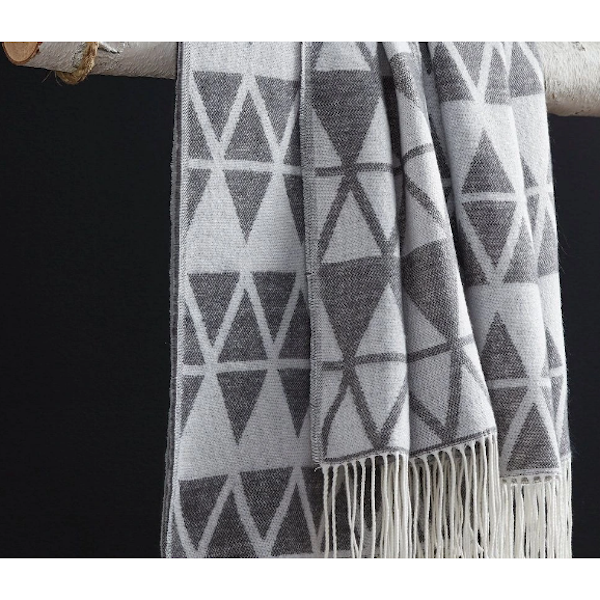 Noemi Decorative Throw, Slate Grey