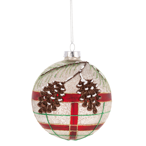 Pinecone Ball Ornament-Assorted Styles, each sold seperately