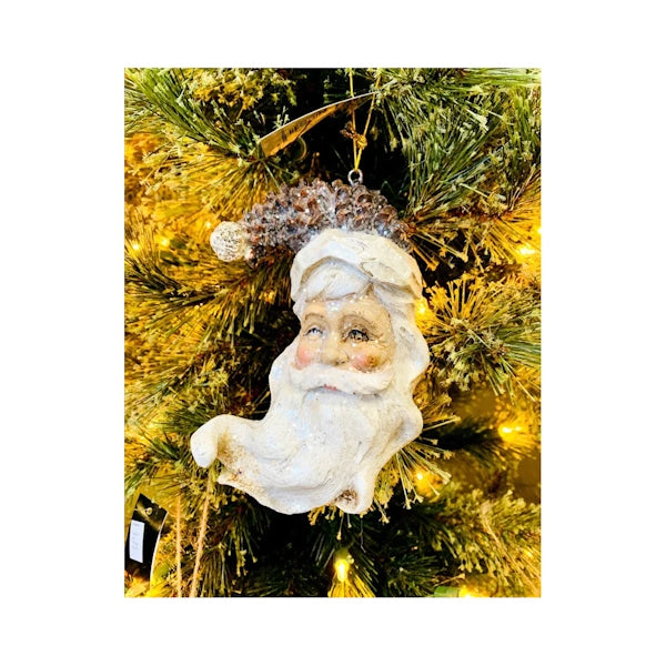 Pinecone Santa Head Ornament