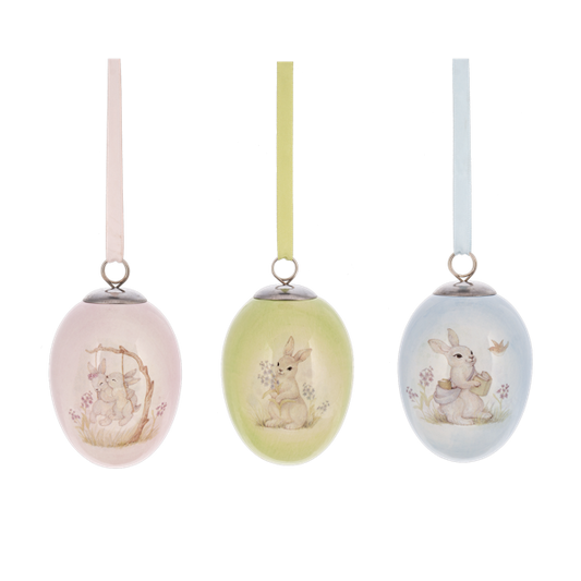 Playful Bunny Easter Egg Ornament-Assorted Styles, sold seperately