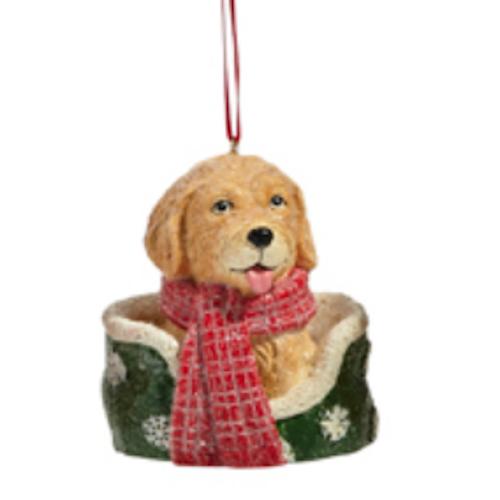Celebrate The Season Pup Ornament-Assorted, sold seperately