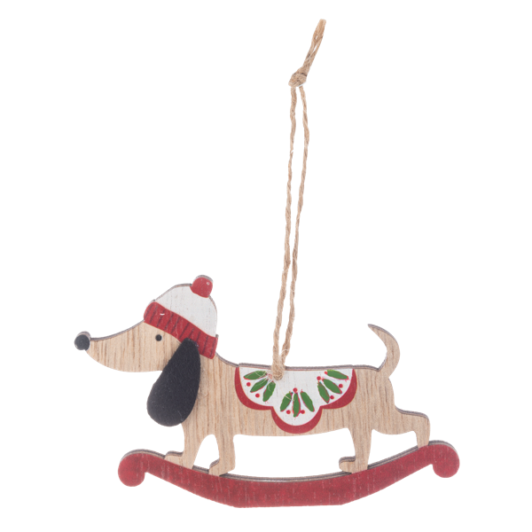 Rocking Dog Ornament