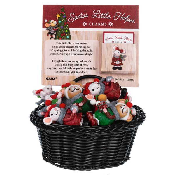 Santa's Little Helper Charm with Insert Card-Assorted Styles, sold separately