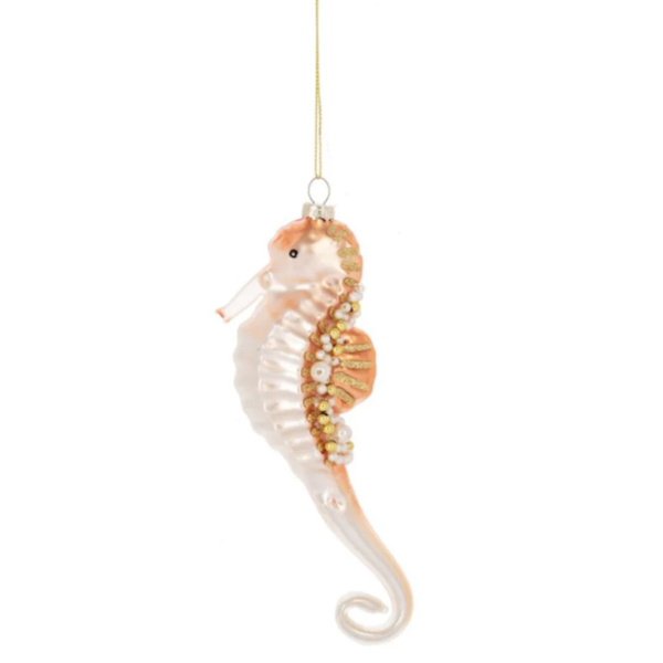Glass Seahorse Ornament-Assorted Colors, sold seperately