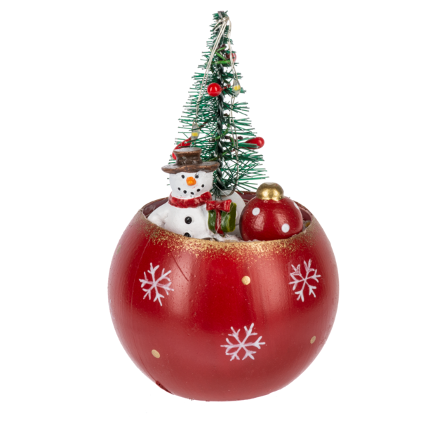 LED Light Up Snowman & Santa Scene Figurines, Assorted-sold separately