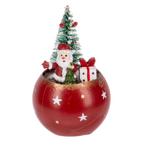 LED Light Up Snowman & Santa Scene Figurines, Assorted-sold separately