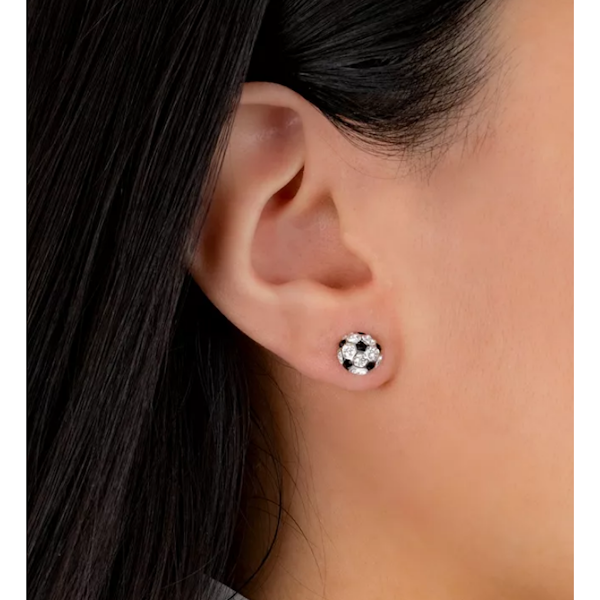 Soccer Ball Earrings