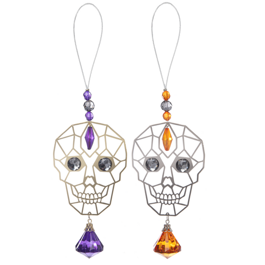 Spooky Skulls Ornament-Assorted, each sold separately