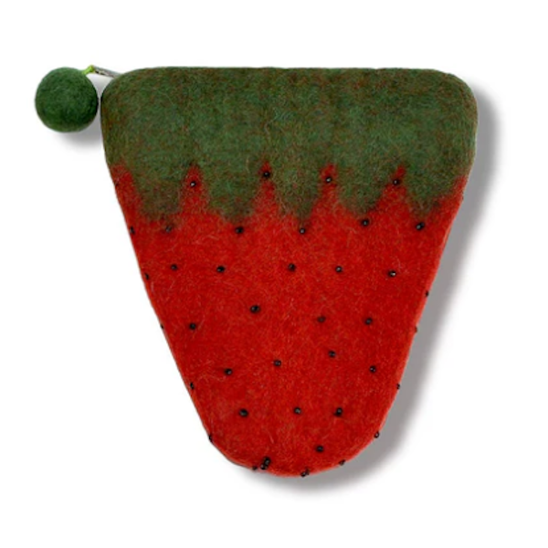 Strawberry Coin Purse-Assorted Colors, each sold separately