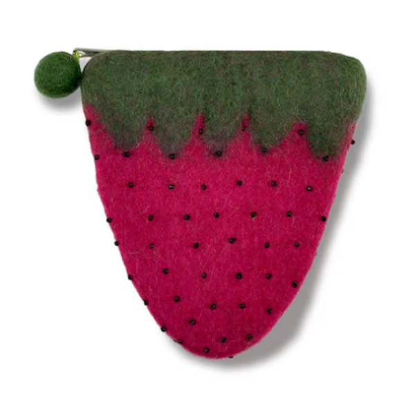 Strawberry Coin Purse-Assorted Colors, each sold separately