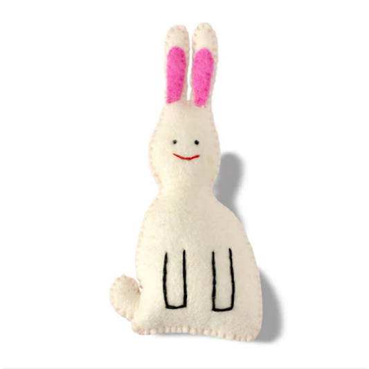 Primitive Stuffed Bunny Decoration