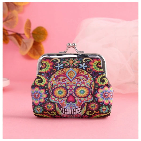 Sugar Skull Coin Purse
