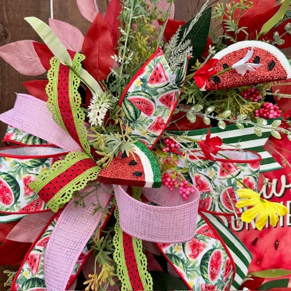 Sweet Summertime-Watermelon Wreath