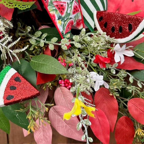 Sweet Summertime-Watermelon Wreath
