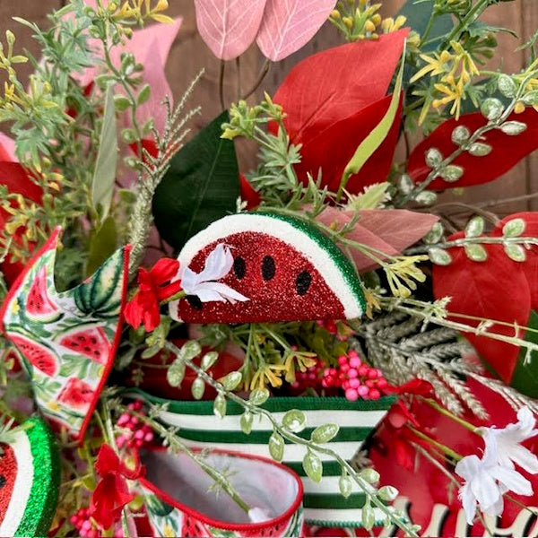 Sweet Summertime-Watermelon Wreath