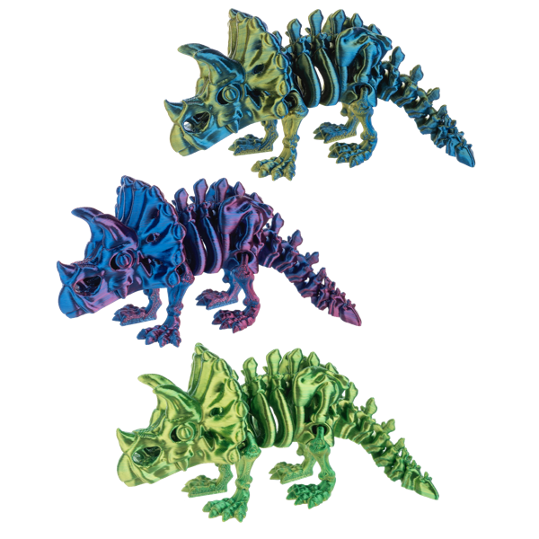 Shimmer Creature-Triceratops, Assorted Colors (each sold separately)