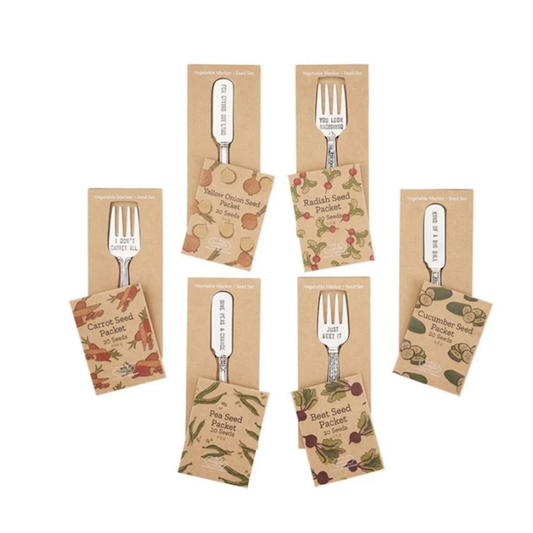 Vegetable Marker and Seed Packet Set