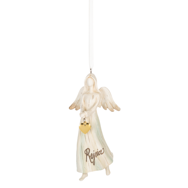 Watercolor Flying Angel Ornaments-Alleluia & Rejoice, each sold separately