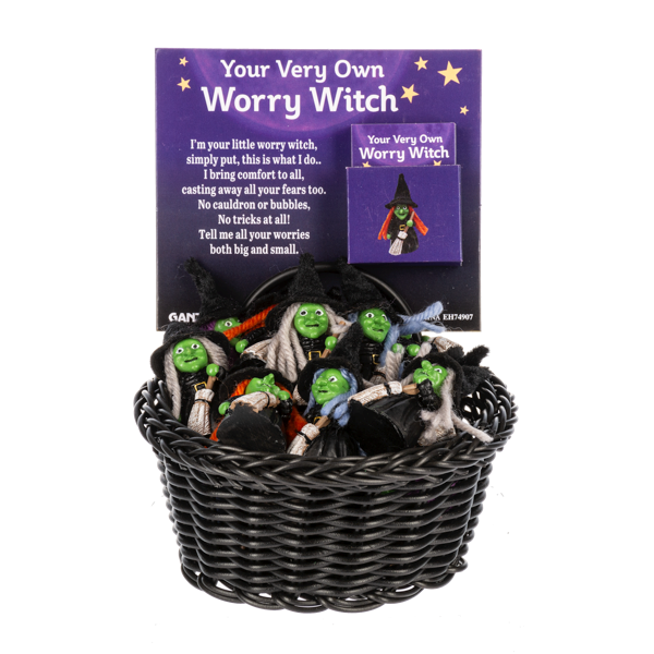 Worry Witch Charm-Assorted, sold seperately