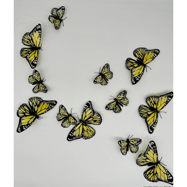 Feather Butterfly Garland, 6' - Assorted Colors, sold seperately