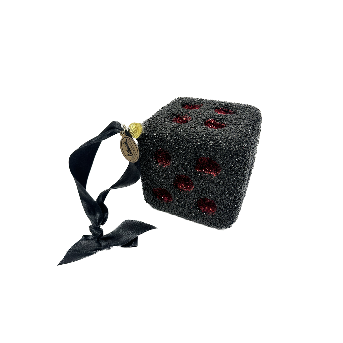 Beaded Jumbo Dice Ornament, sold separately