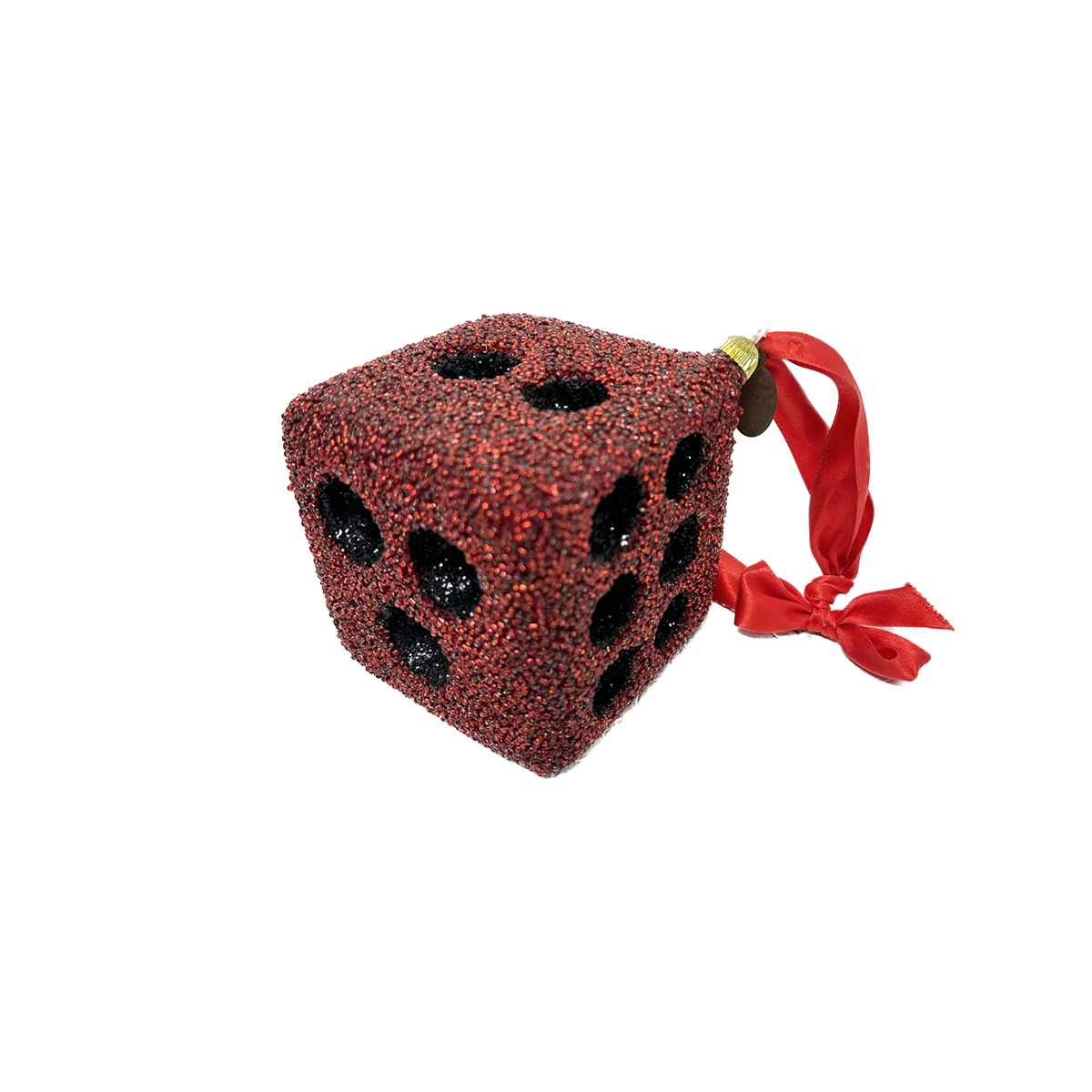 Beaded Jumbo Dice Ornament, sold separately
