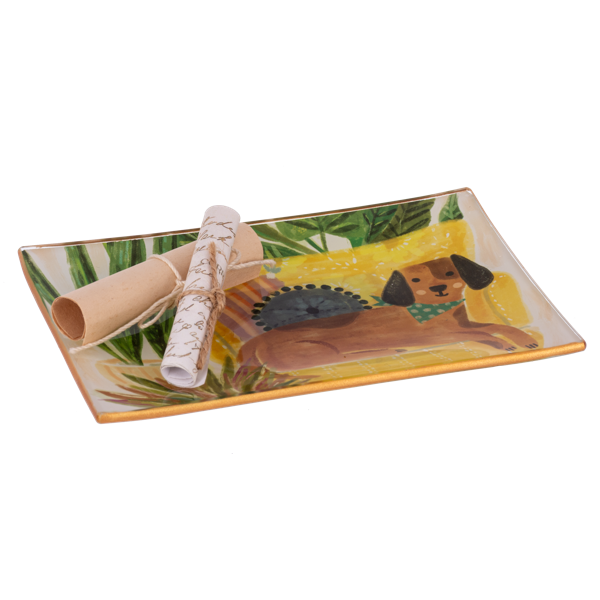 Dog Message Trinket Dish-Assorted, each sold separately