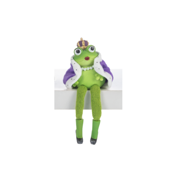 King and Queen Frog Shelfsitter, each sold separately