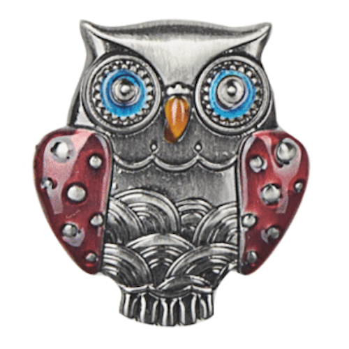 Lucky Little Owl Charm-Assorted, each sold seperately