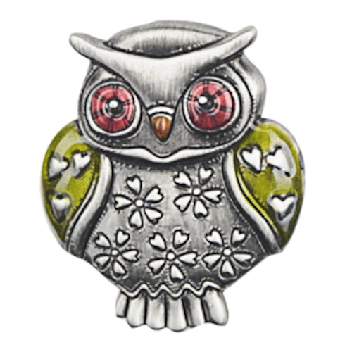 Lucky Little Owl Charm-Assorted, each sold seperately