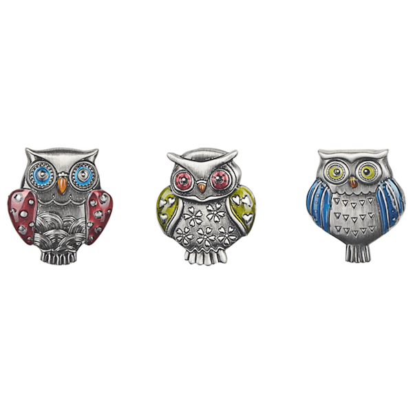 Lucky Little Owl Charm-Assorted, each sold seperately