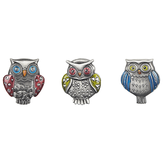 Lucky Little Owl Charm-Assorted, each sold seperately