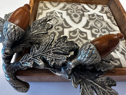 Acorn Napkin Holder Set